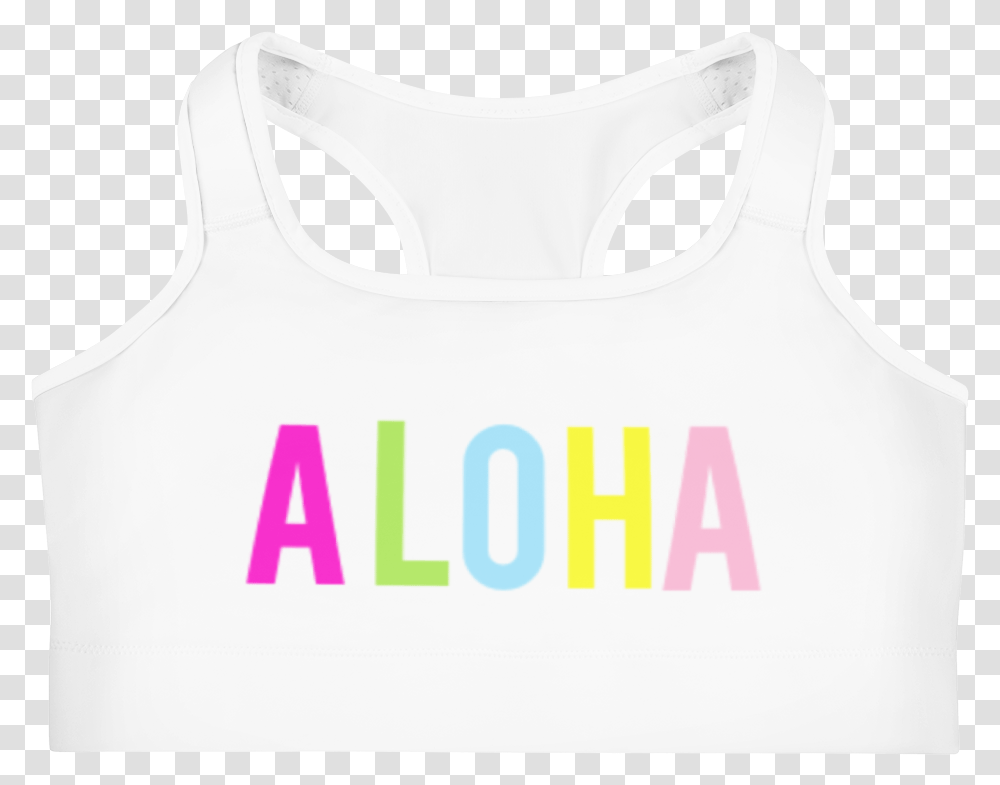 Sports Bra Aloha Coconut Cheeks Sports Active Tank, Apparel, Bib, Undershirt Transparent Png