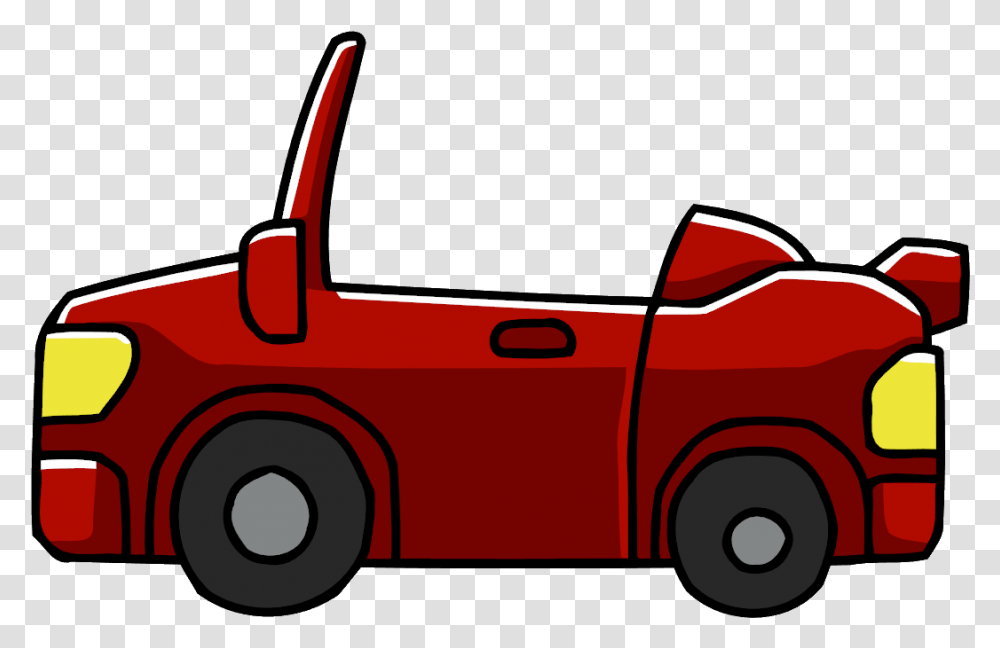 Sports Car Scribblenauts Wiki Fandom Scribblenauts Car, Fire Truck, Vehicle, Transportation, Wheel Transparent Png