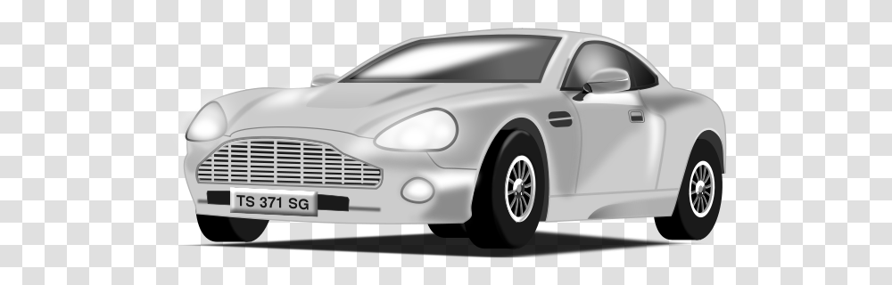 Sports Car Vector Cartoon Jingfm Silvery Car, Vehicle, Transportation, Sedan, Bumper Transparent Png