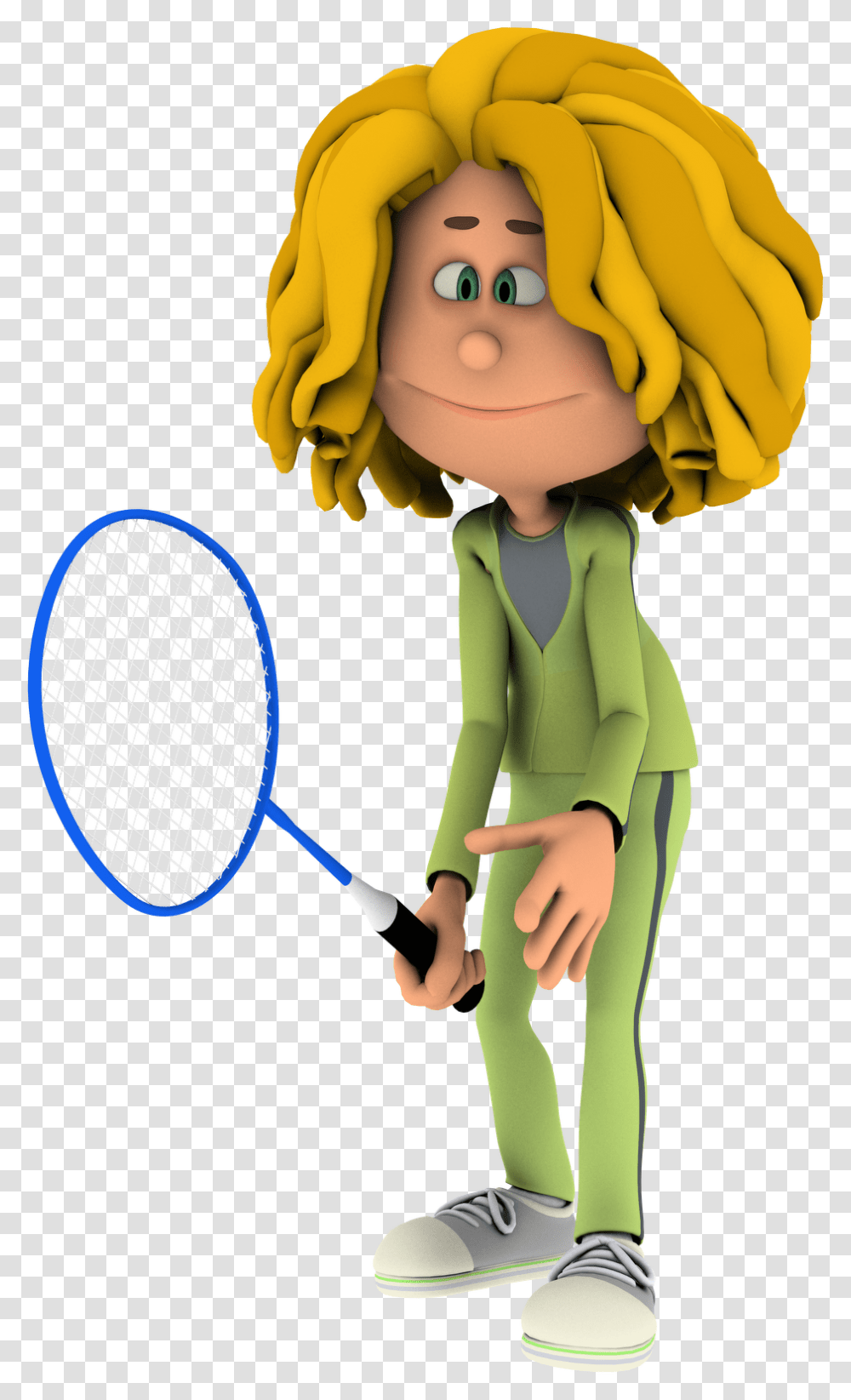 Sports Clipart Badminton, Apparel, Racket, Person Transparent Png