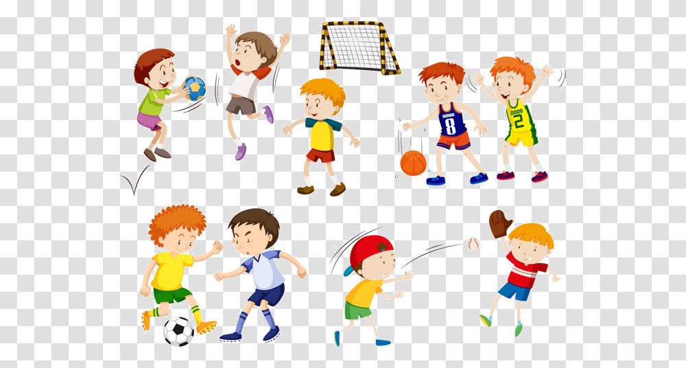 Sports Clipart Vector Hand Painted Kids Space Clipart Sports, Person, People, Girl Transparent Png