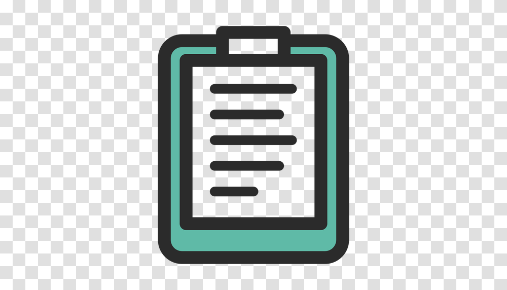 Sports Clipboard Colored Stroke Icon, Electronics, Computer, Cushion Transparent Png