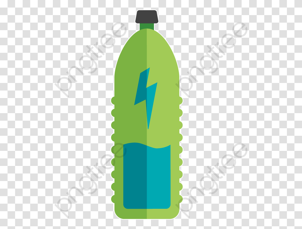 Sports Drink Clipart, Bottle, Pop Bottle, Beverage, Green Transparent Png