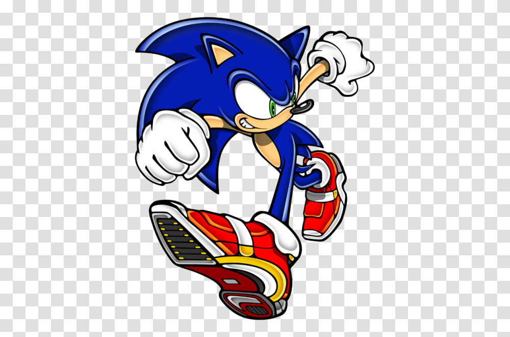 Sports Figures Sonic, Hand, Book Transparent Png
