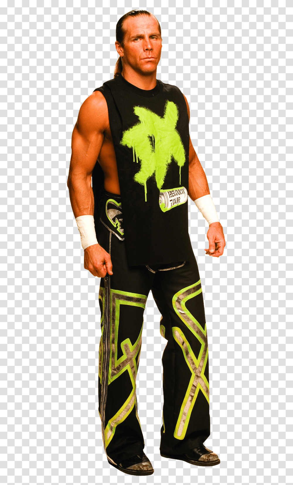 Sports Gear Wwe Shawn Michaels Dx, Person, Sleeve, Costume Transparent Png
