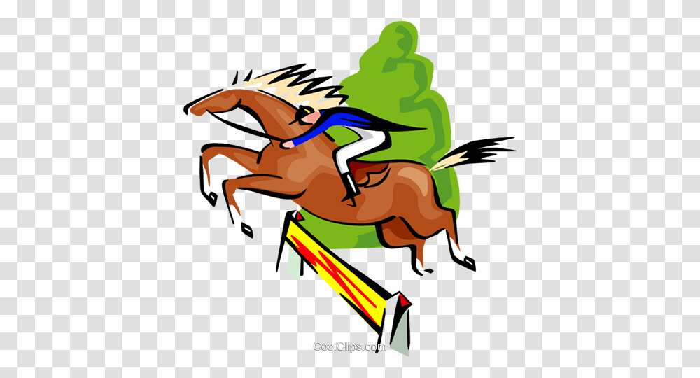 Sports Horse Jumping Equestrian Royalty Free Vector Clip Art, Dragon, Mammal, Animal Transparent Png