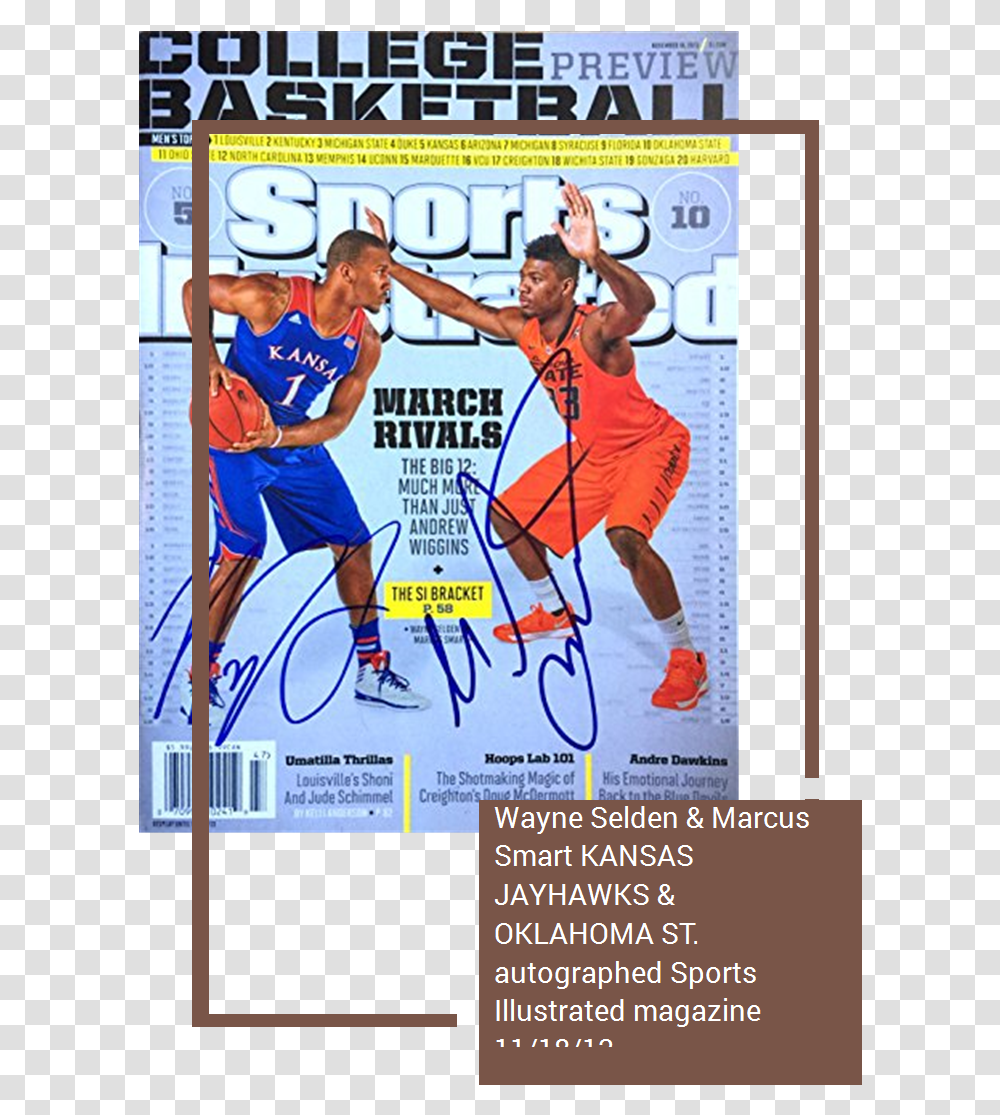 Sports Illustrated Covers 2019 College Basketball Preview, Person, Advertisement, Poster, Flyer Transparent Png