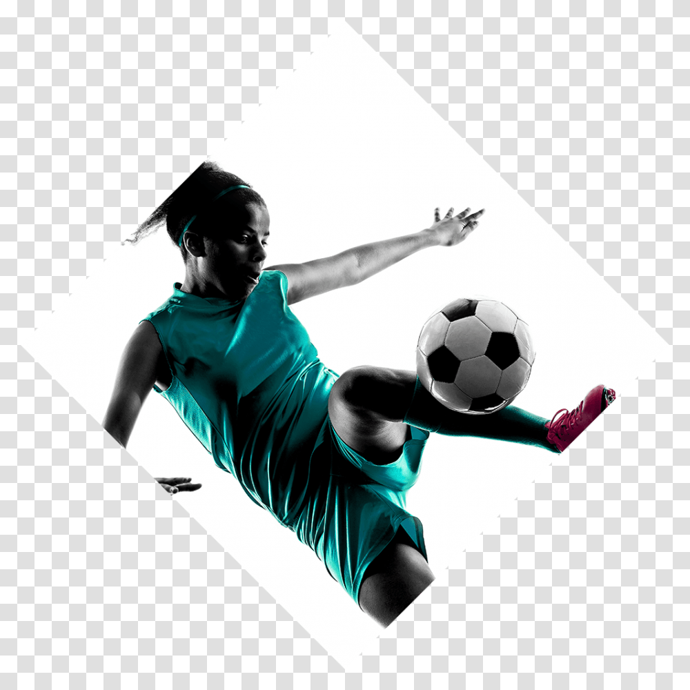 Sports Injuries Background Image Cool Girly Soccer Backgrounds, Person, Human, Soccer Ball, Football Transparent Png