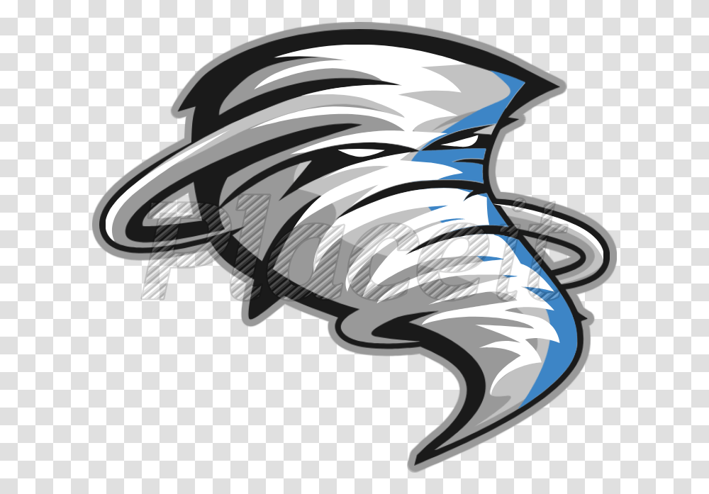 Sports Logo Template With Tornado Icon Tornado Logo, Clothing, Helmet, Animal, Hat Transparent Png