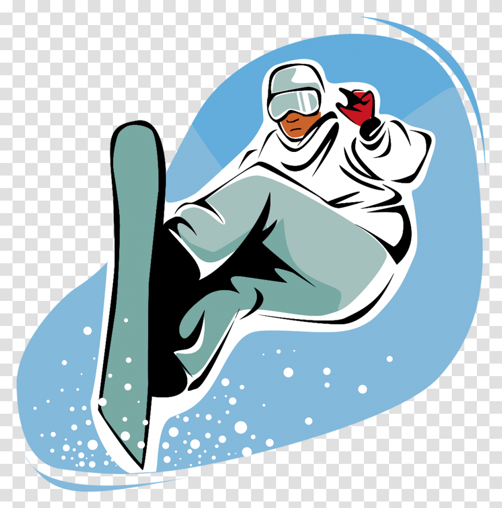 Sports Snowboarding Clipart, Sled, Cushion, Furniture, Bobsled Transparent Png