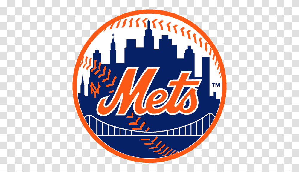 Sportsreport Mets Down Indians Athletics Beat Yankees Wamc Baseball Team Logos Mets, Symbol, Text, Leisure Activities, Circus Transparent Png