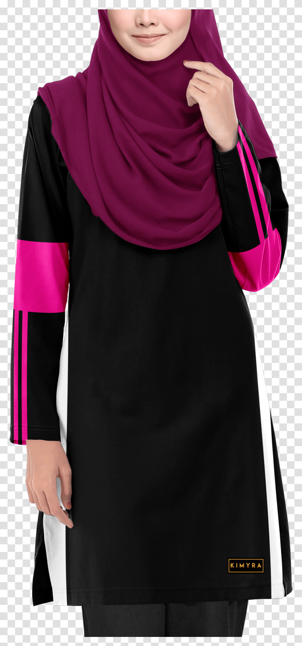 Sporty Muslimah Blackpink Sleeve, Apparel, Long Sleeve, Person Transparent Png