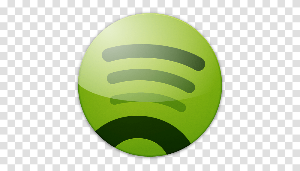 Spotify For Ios Update Brings Touch Preview And New Swipe Gestures, Logo, Trademark, Tennis Ball Transparent Png