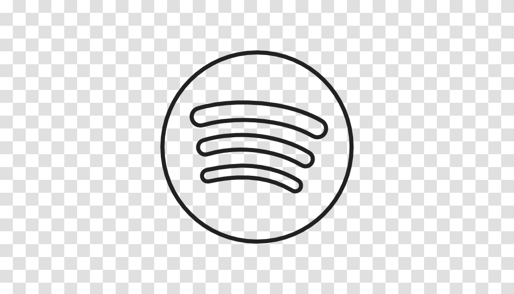 Spotify Icon Free Of Social Media Logos Ii Linear Black Trademark Number Transparent Png Pngset Com