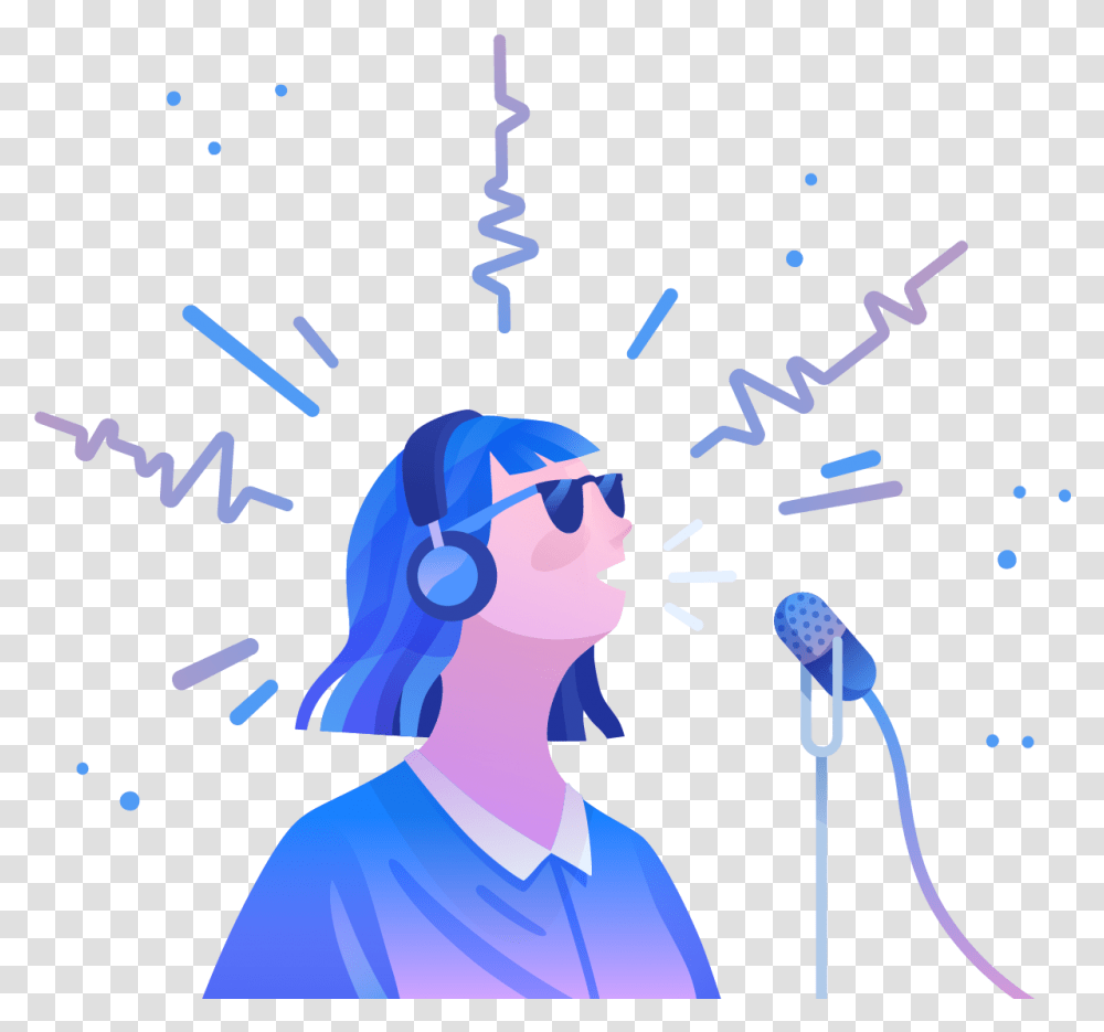 Spotify Illustration, Poster, Advertisement, Paper, Person Transparent Png