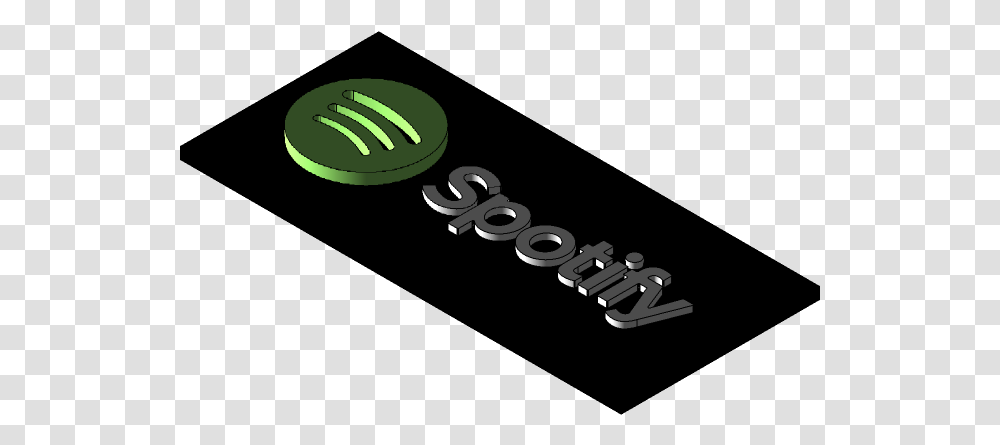 Spotify Logo 3d Cad Model Library Grabcad Horizontal, Text, Word, Domino, Game Transparent Png