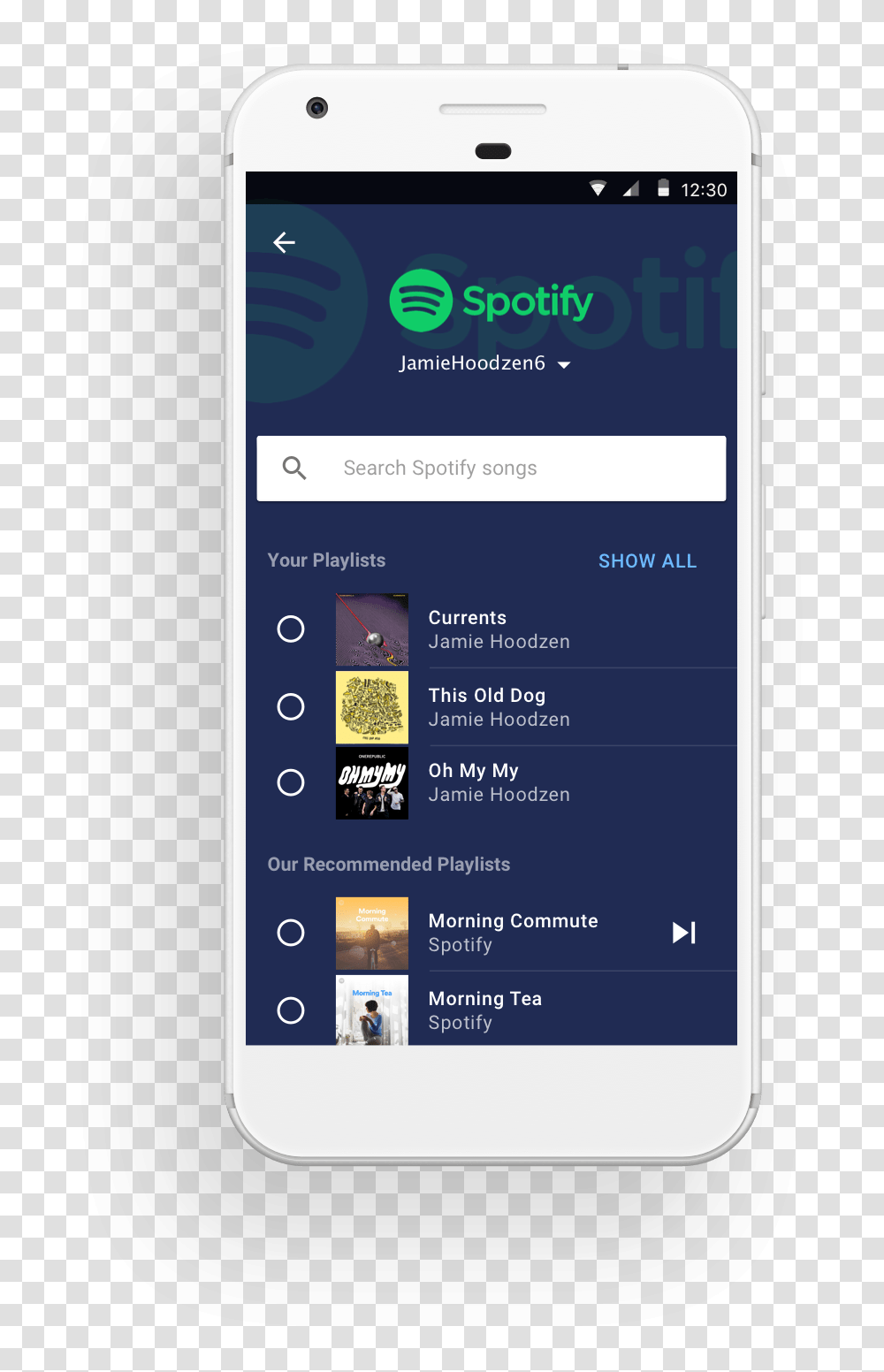 Spotify, Mobile Phone, Electronics, Cell Phone Transparent Png