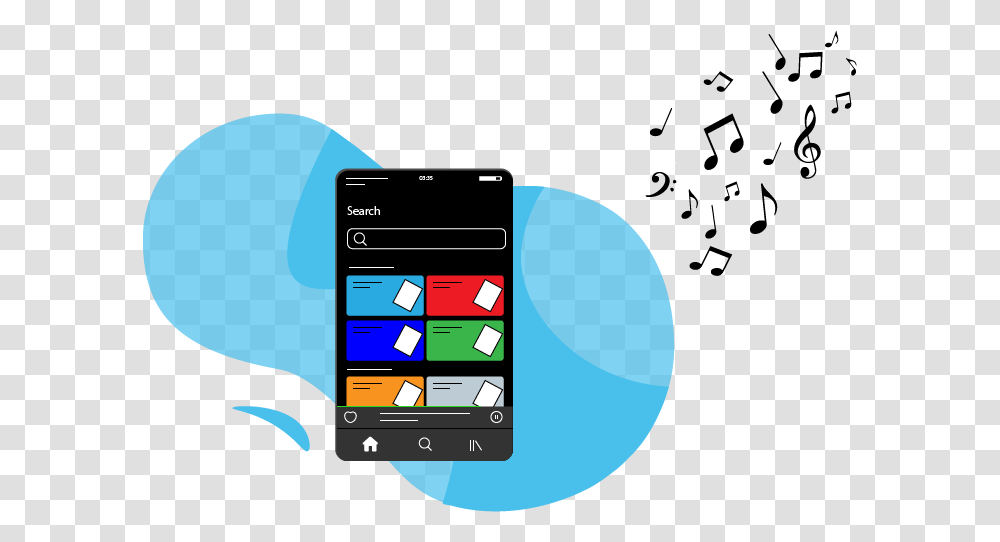 Spotify Phone Vector By David Mccumskay Technology Applications, Electronics, Mobile Phone, Cell Phone, Text Transparent Png
