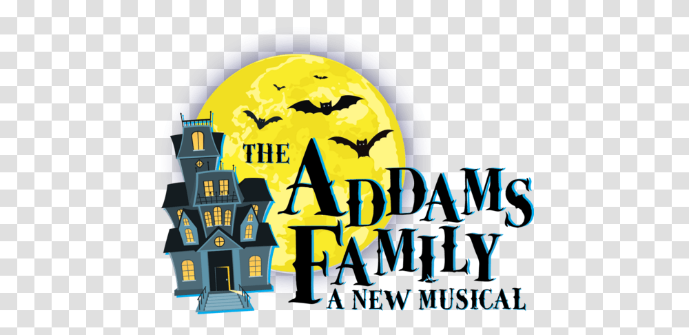 Spotlight Arts Presents The Addams Fiction, Text, Poster, Outdoors, Nature Transparent Png