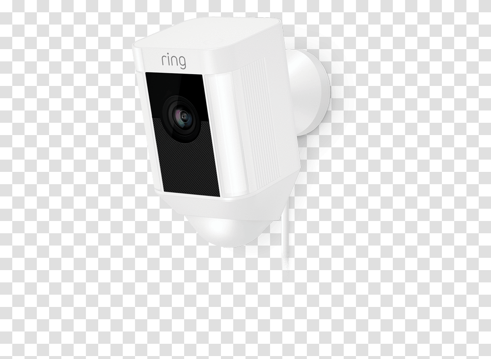 Spotlight Cam Wired White Ring Product, Camera, Electronics, Webcam, Video Camera Transparent Png