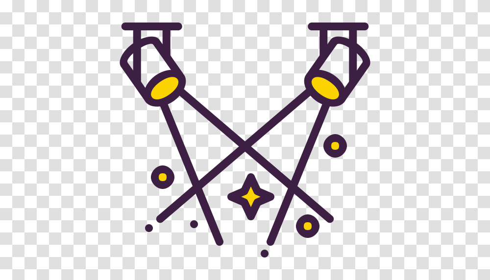 Spotlight Icon, Lighting, Star Symbol, Wand Transparent Png