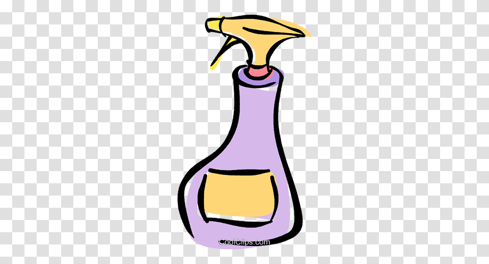 Spray Bottle Royalty Free Vector Clip Art Illustration, Label, Alcohol, Beverage Transparent Png