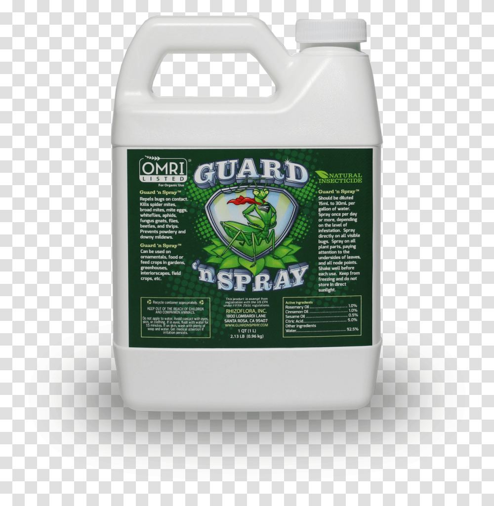 Spray Can Guard N Spray Label, Shaker, Bottle, Tin Transparent Png