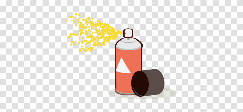 Spray Paint In Action, Cylinder, Tin, Can Transparent Png