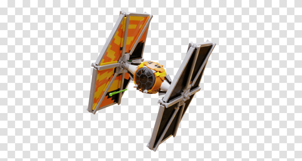 Spray Painted Tie Fighter Moc From Star Wars Rebels Lego Lego Rebel Tie Fighter Moc, Machine, Wood, Transportation, Vehicle Transparent Png