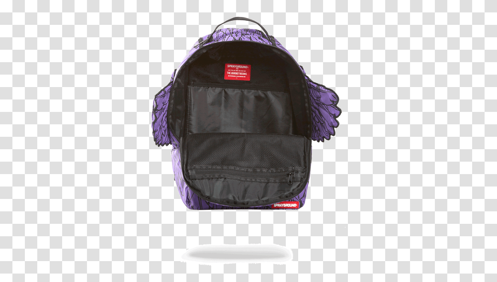 Sprayground 3m Purple Wings Adult Laptop Urban Backpack, Bag Transparent Png