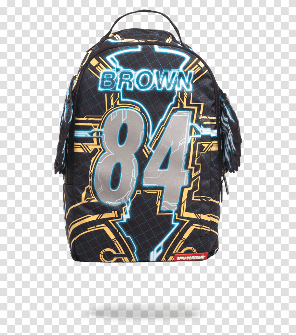 Sprayground Antonio Brown Backpack, Shirt, Helmet, Coat Transparent Png