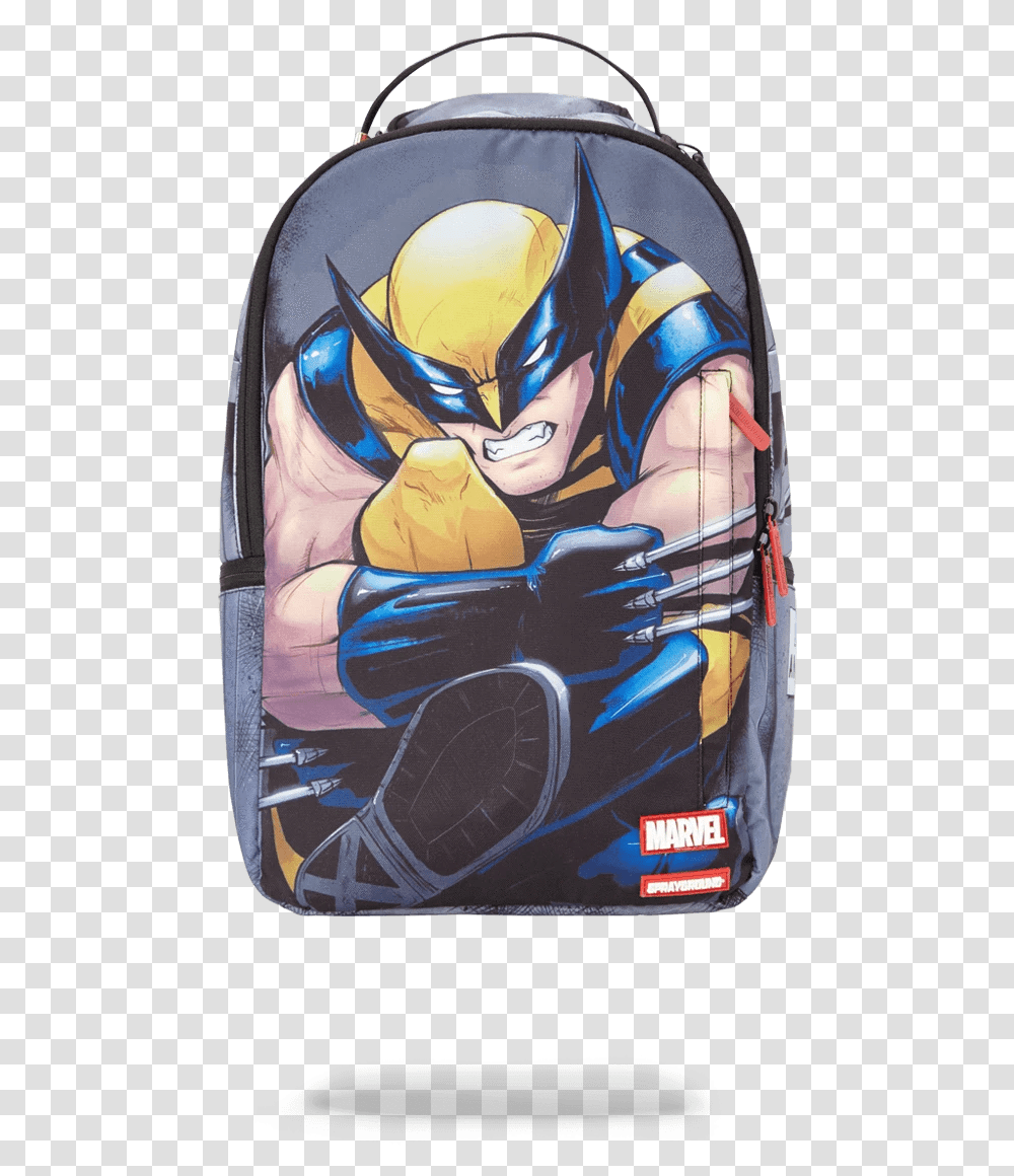 Sprayground Backpack Wolverine, Helmet, Apparel Transparent Png
