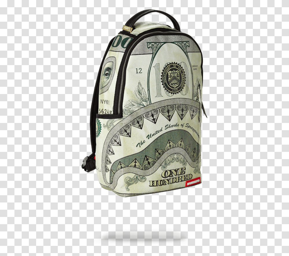 Sprayground, Bag, Money, Dollar, Backpack Transparent Png