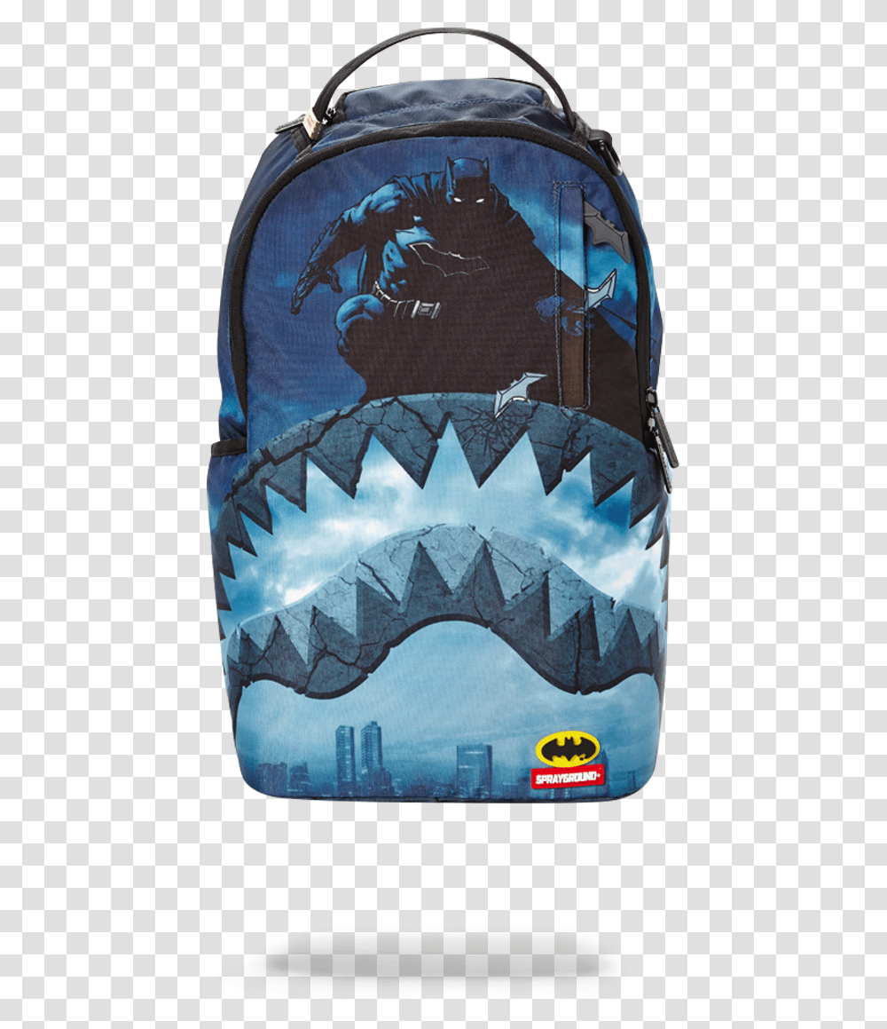 Sprayground Batman Stone Shark Backpack, Purse, Handbag, Accessories, Accessory Transparent Png