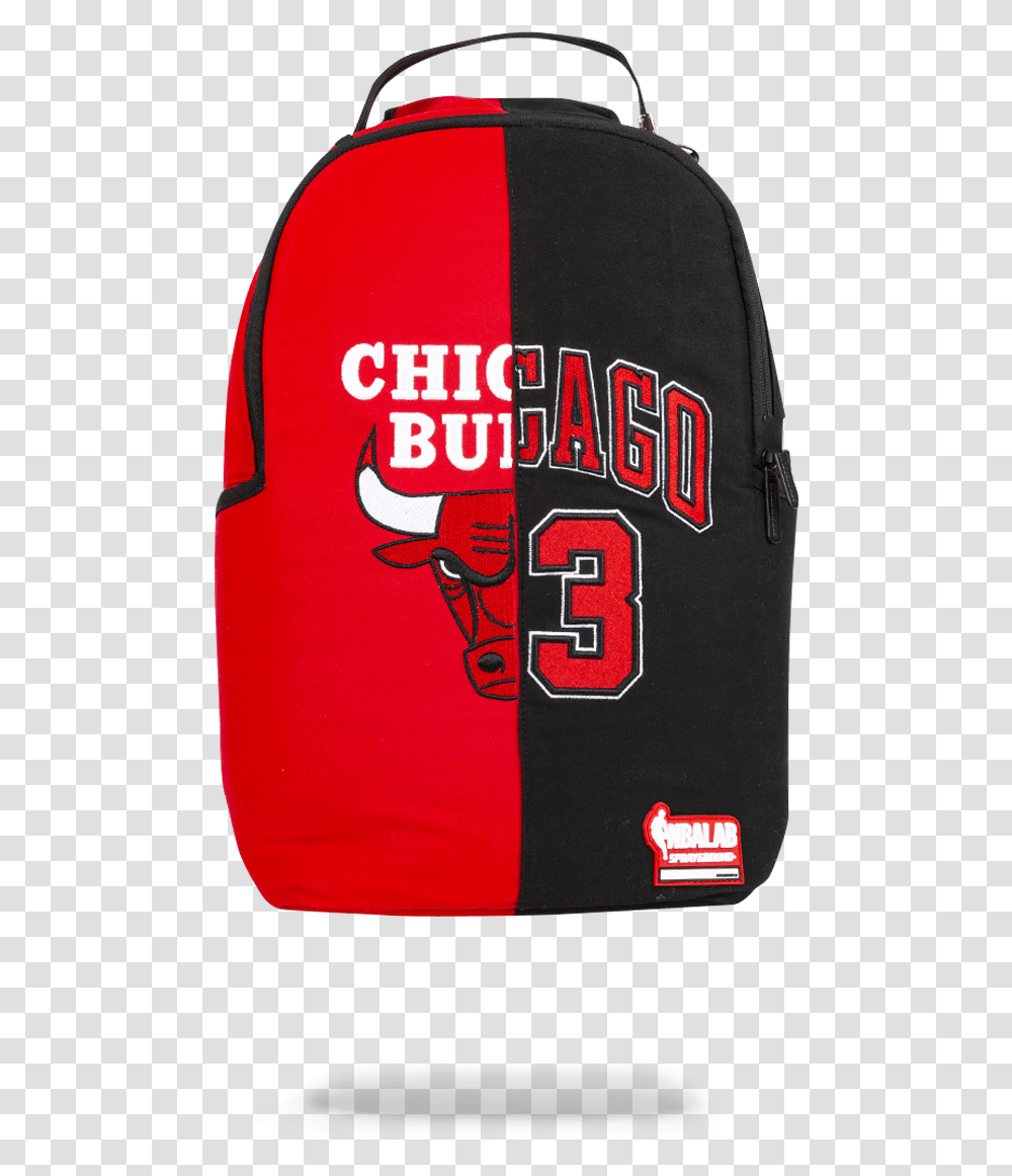 Sprayground Chicago Bulls Backpack, Bag, Apparel, Lifejacket Transparent Png