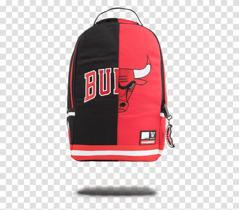 Sprayground Chicago Bulls Backpack, Bag Transparent Png