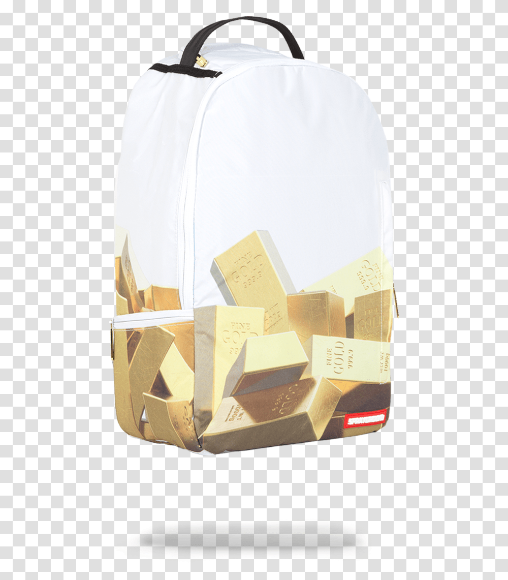 Sprayground Gold Bricks Backpack, Box, Apparel Transparent Png