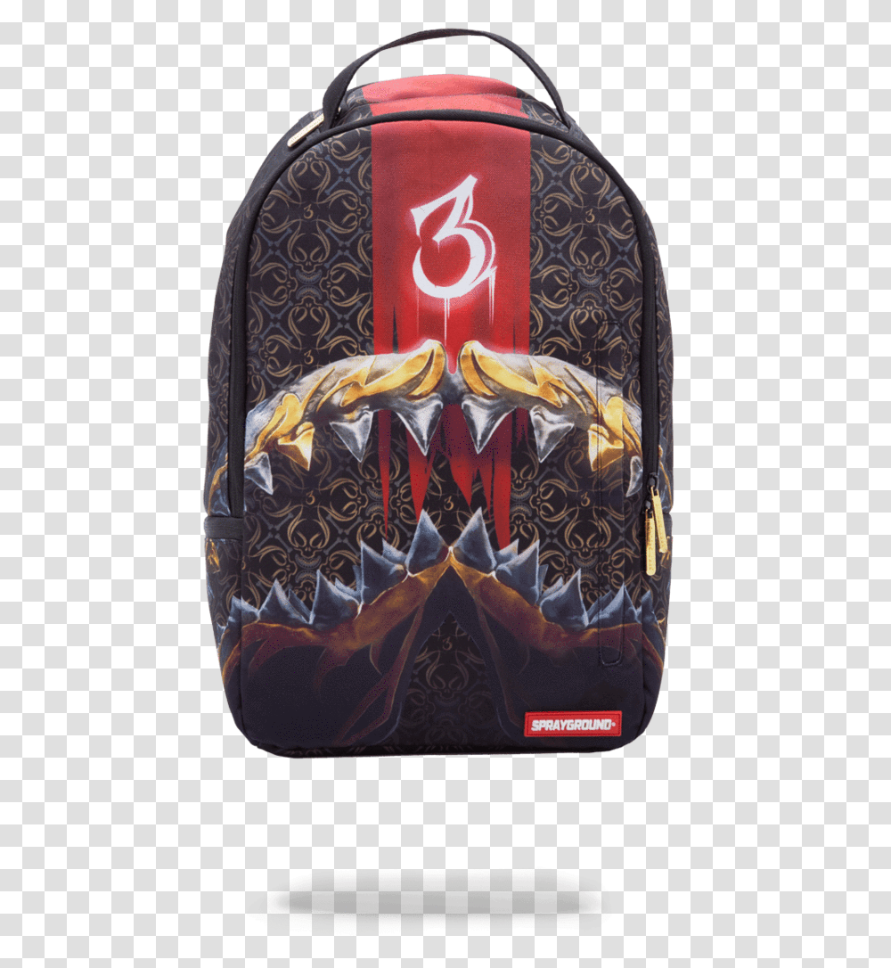 Sprayground Jarvis Landry Camo Shark Backpack Red Bape Sprayground Bookbag, Purse, Handbag, Accessories, Accessory Transparent Png