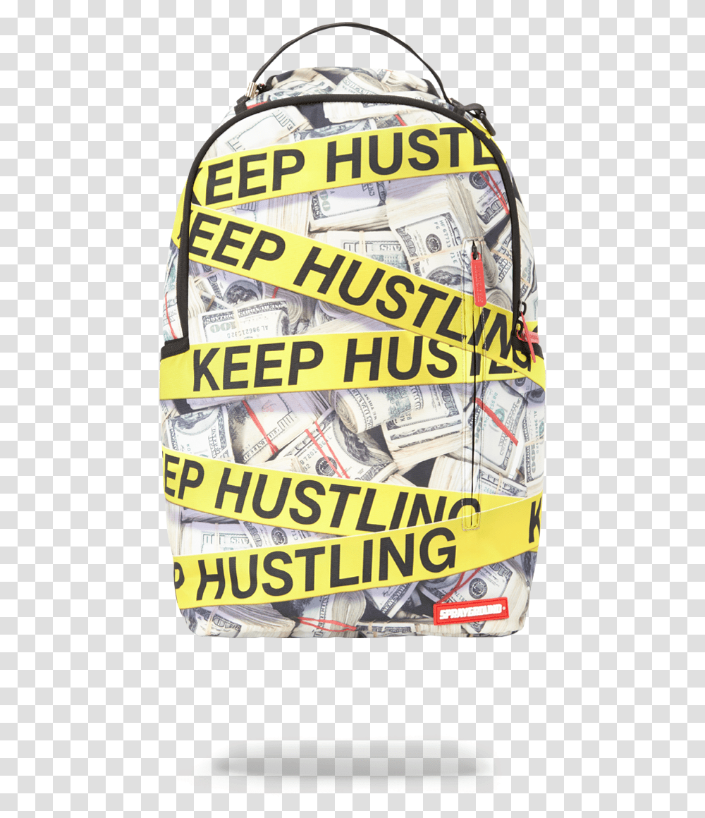 Sprayground Keep Hustling Backpack, Money, Dollar, Magazine, Newsstand Transparent Png