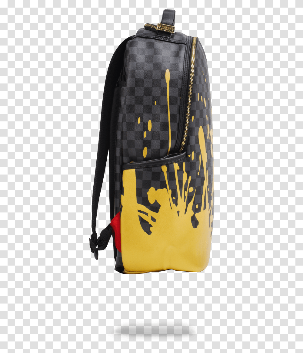 Sprayground Liquid Gold Backpack, Bag, Apparel, Handbag Transparent Png
