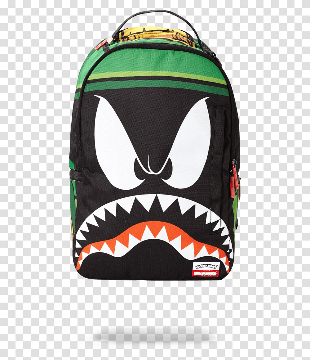 Sprayground Marvin The Martian Shark Backpack, Apparel, Lifejacket, Vest Transparent Png