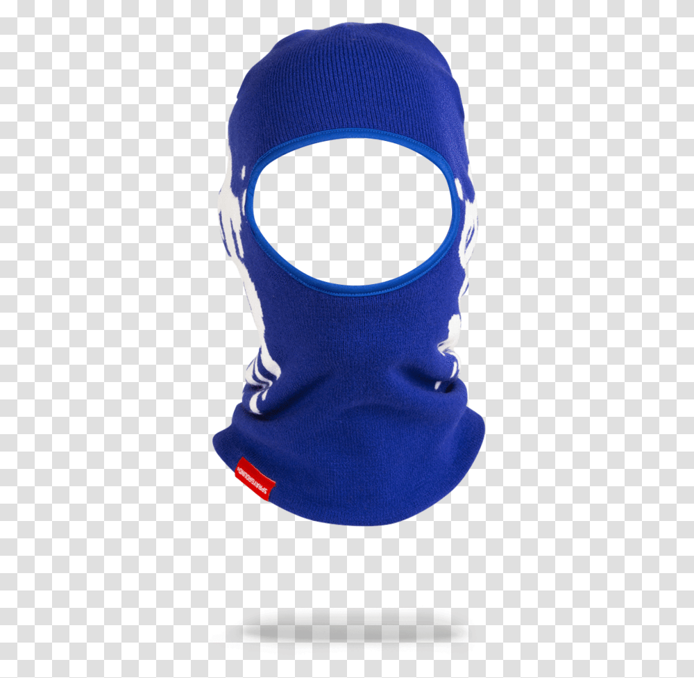 Sprayground Money Drip Ski Mask Ski Mask Sprayground Mask Blue, Apparel, Tank Top, Person Transparent Png