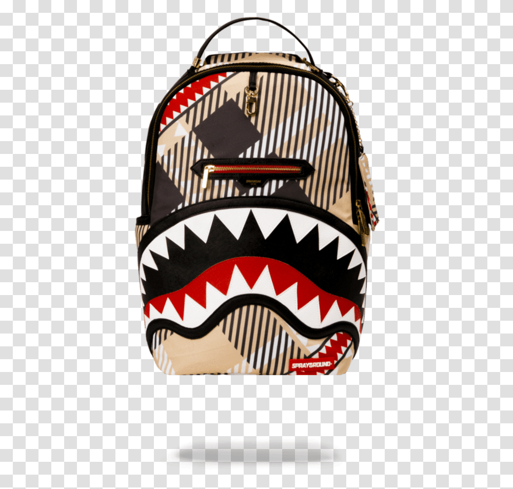 Sprayground Sharks In London Backpack, Bag, Drum, Percussion, Musical Instrument Transparent Png