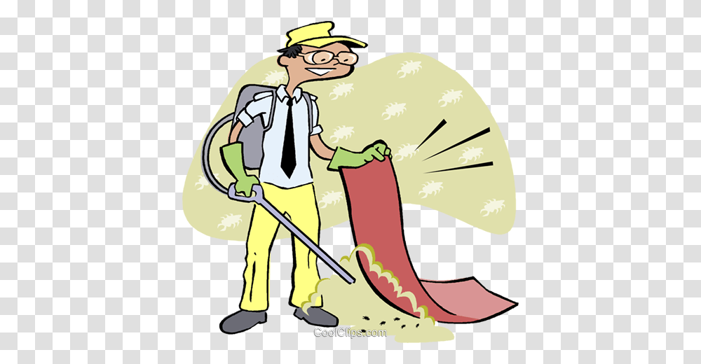 Spraying Pesticide Royalty Free Vector Clip Art Illustration, Person, Human, Cleaning, Hat Transparent Png