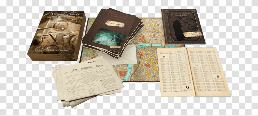 Spread Sherlock Holmes Consulting Detective Jack The Ripper, Book, Paper, Flyer Transparent Png