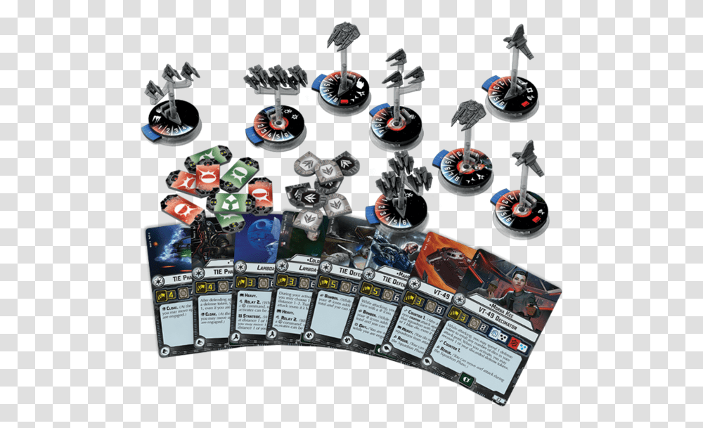 Spread Star Wars Armada Imperial Fighter Squadrons, Person, Human, Vehicle, Transportation Transparent Png