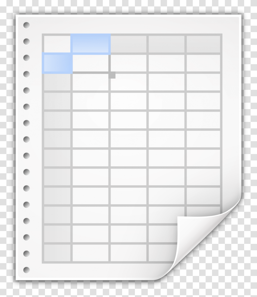 Spreadsheet Icon, Rug, Word, Calendar Transparent Png