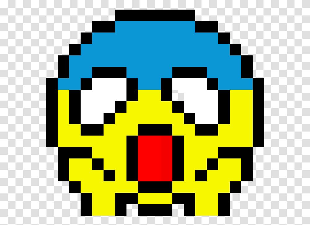 Spreadsheet Pixel Art Emoji, Pac Man, First Aid Transparent Png