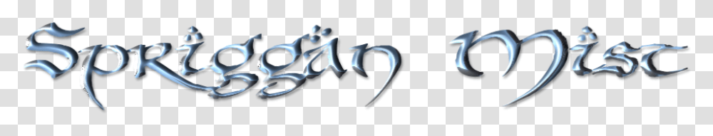 Spriggan Mist Calligraphy, Logo, Handwriting Transparent Png