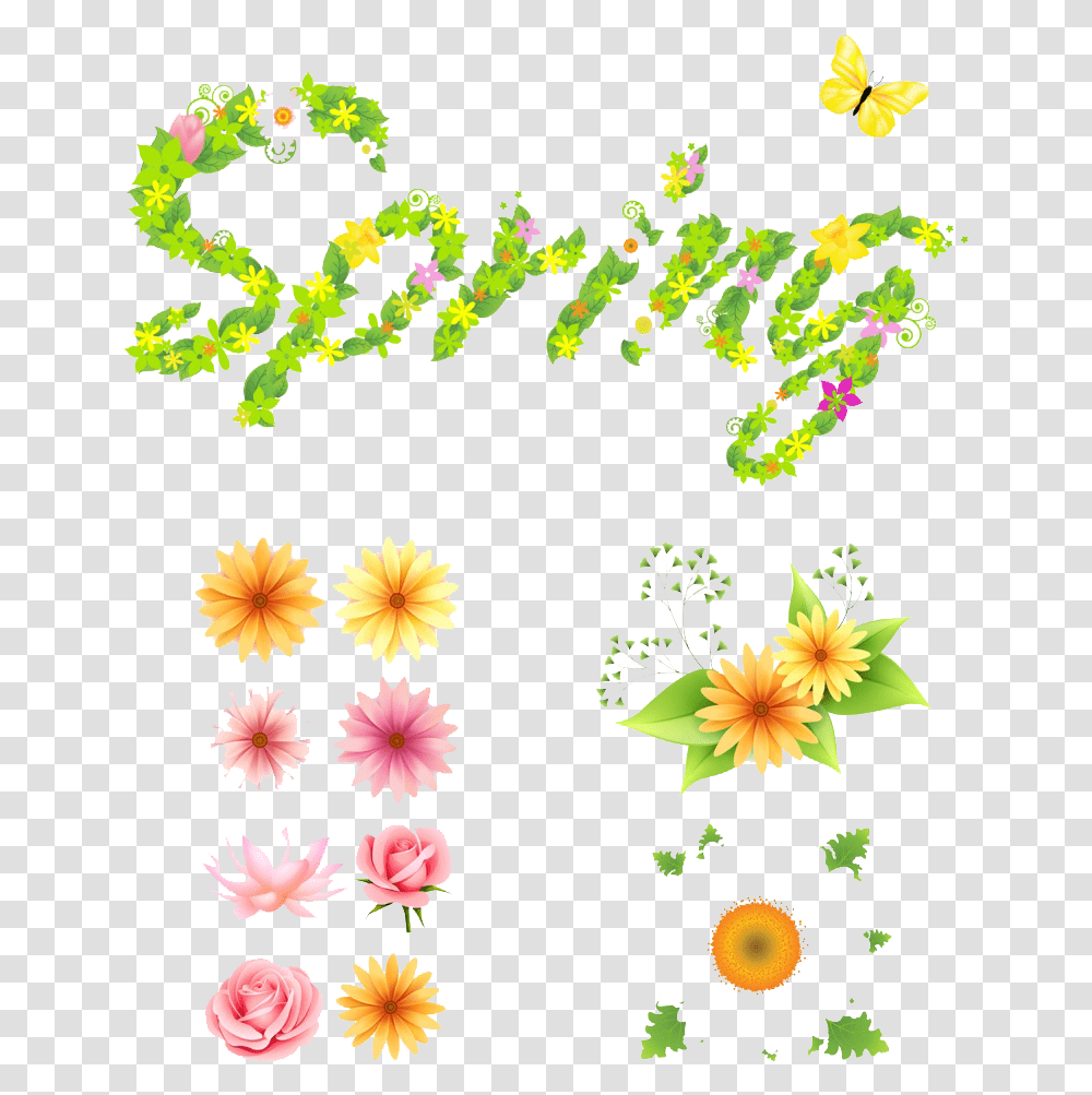 Spring Background, Plant, Floral Design Transparent Png